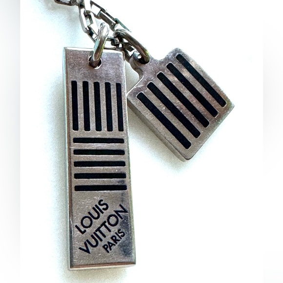 Louis Vuitton Jewelry - LOUIS VUITTON Damier Colors Dual Pendant Necklace Black M62490 - 22” Length